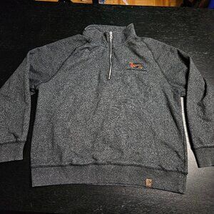 Guelph Gryphons 1/4 Zip Sweater Mens XL Gray Pullover Football University Fleece